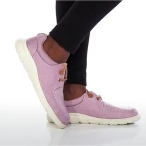 Sperry Top Sider Moc Hemp Women’s Slip ons In Elderberry Size 9.5